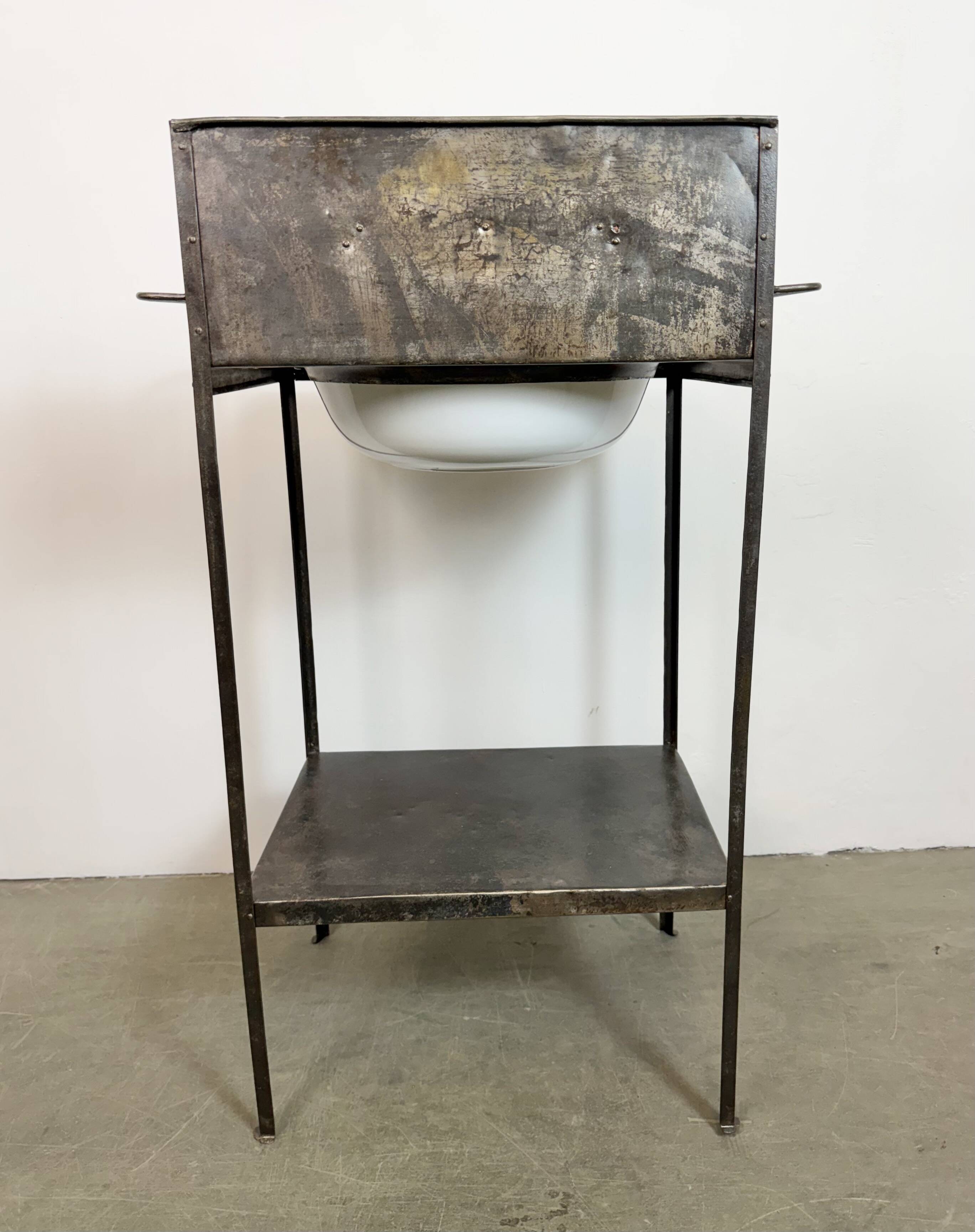 Vintage Industrial Hospital Wash Basin, 1960s