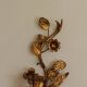 Pair of Mid-Century Italian Gilded Metal Sconces
