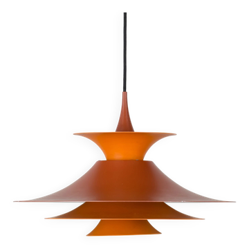 Danish vintage Radius pendant lamp by Erik Balslev, Fog og Morup, 1977