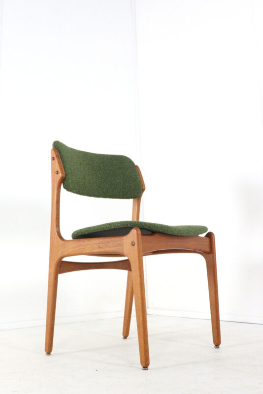 Set of 4 Erik Buch chairs for O.D. Møbler model 49 'Bur'