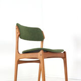 Set of 4 Erik Buch chairs for O.D. Møbler model 49 'Bur'