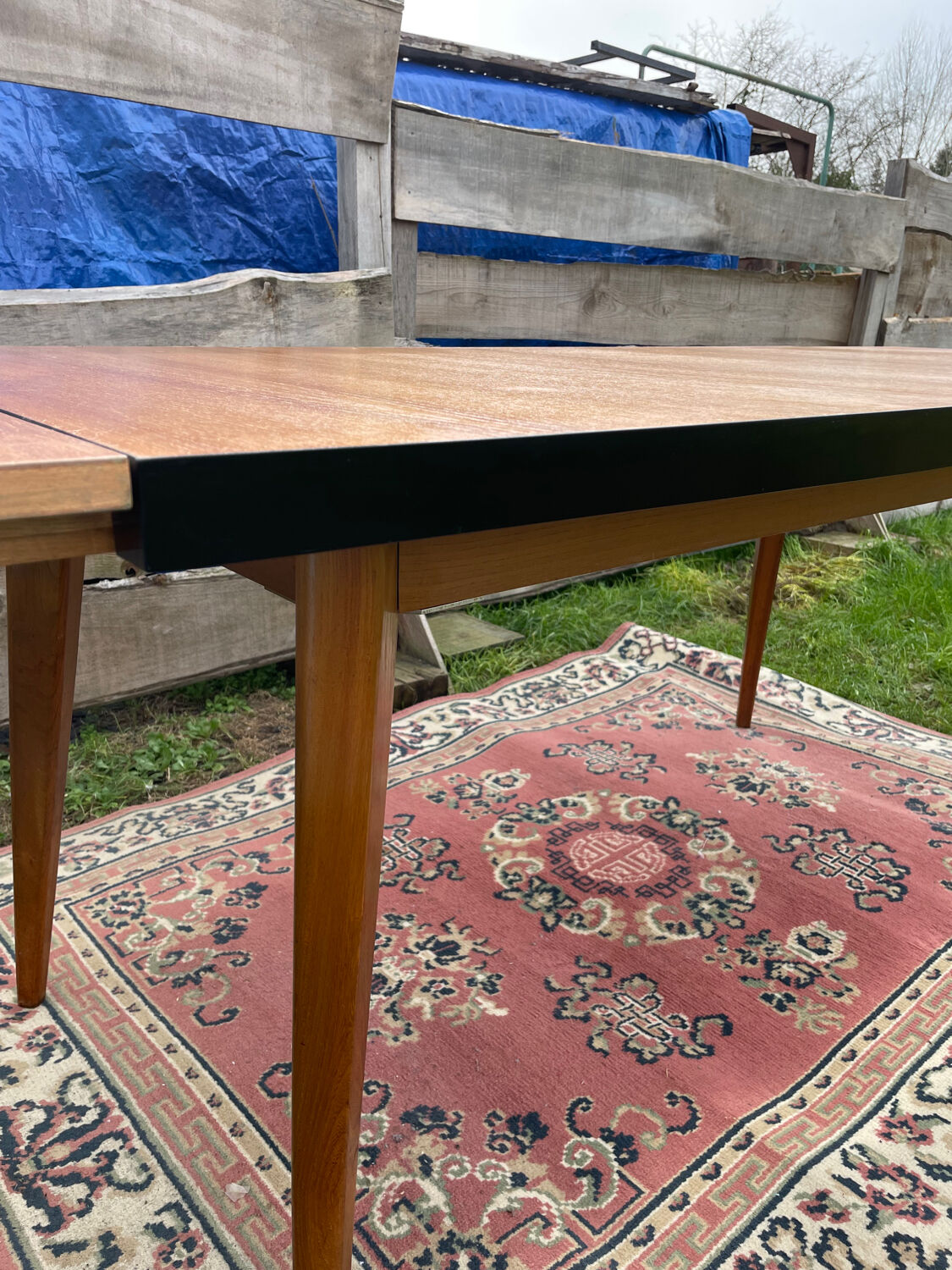 Vintage dining table designed by Charles Ramos from the 50s