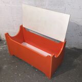 Vintage Space Age Italian Design Chest and Bench by Fratelli Reguitti