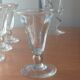 Thick glass liquor glasses