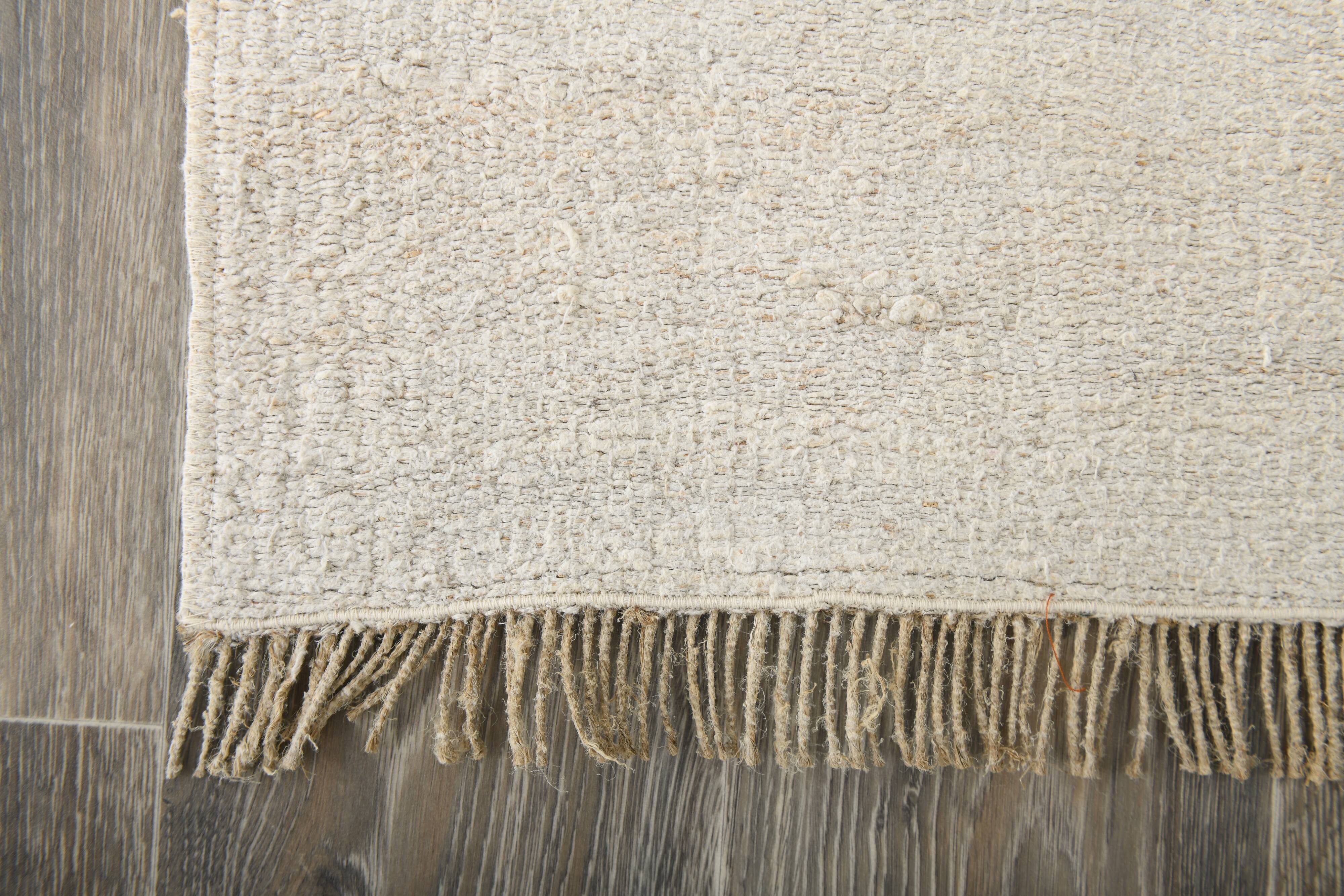 2x7 Muted Color Handmade Runner Rug, Hemp Runner, 68x200 Cm