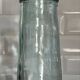 Transparent glass vase