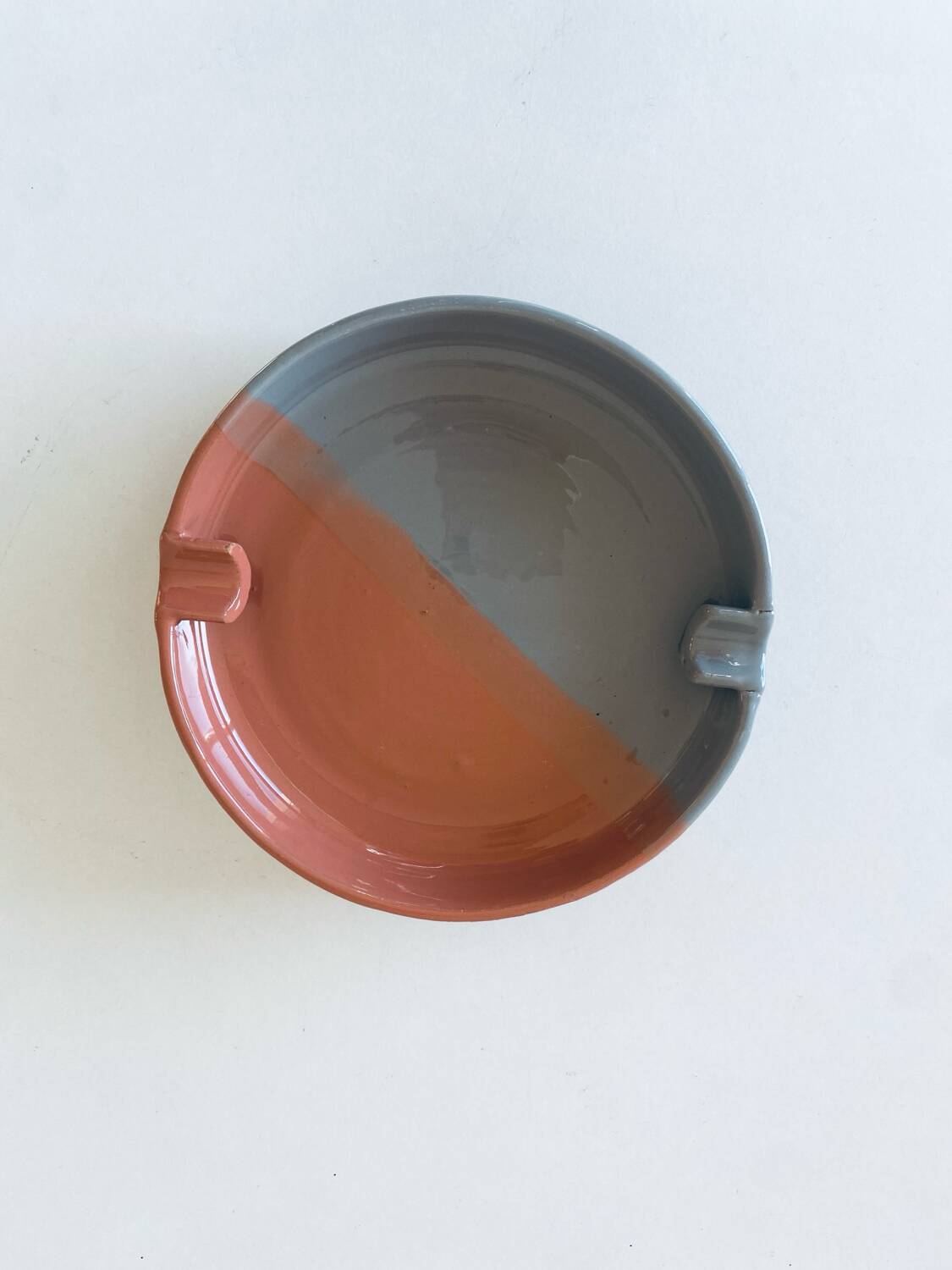 pocket, ceramic ashtray from Tuscany