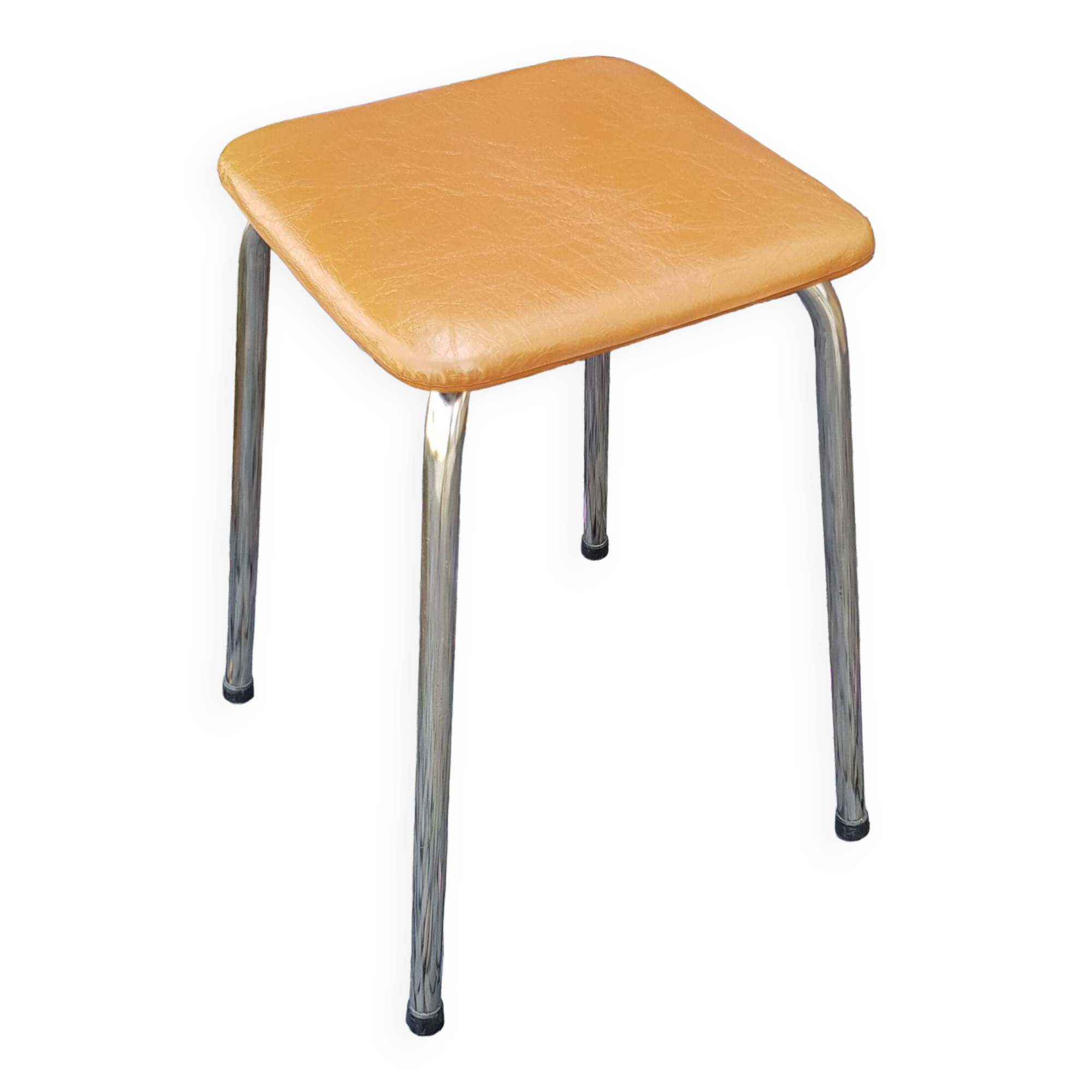 Brown vintage stool
