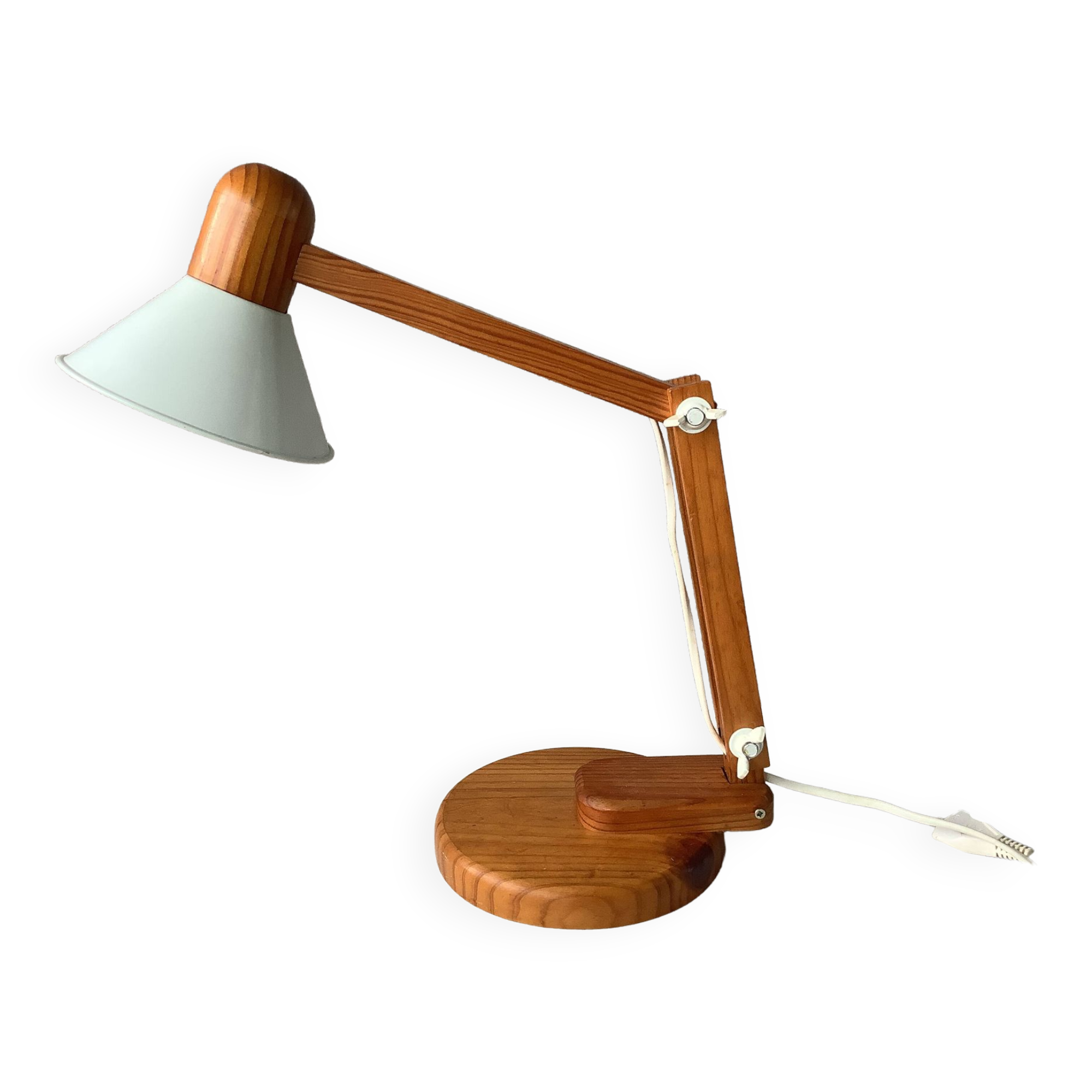 Danish vintage 70' pine lamp