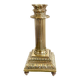 Empire style gold candle holder