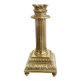 Bougeoir doré style empire