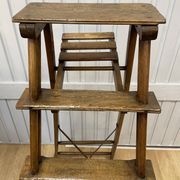 19th century library stepladder