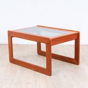 Table basse danoise en teck. Fabricant Komfort Danemark. Années 70