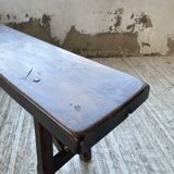 Solid oak bench