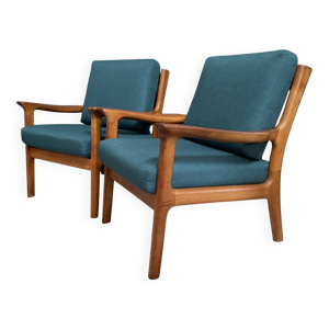 paire de fauteuils danois - teck