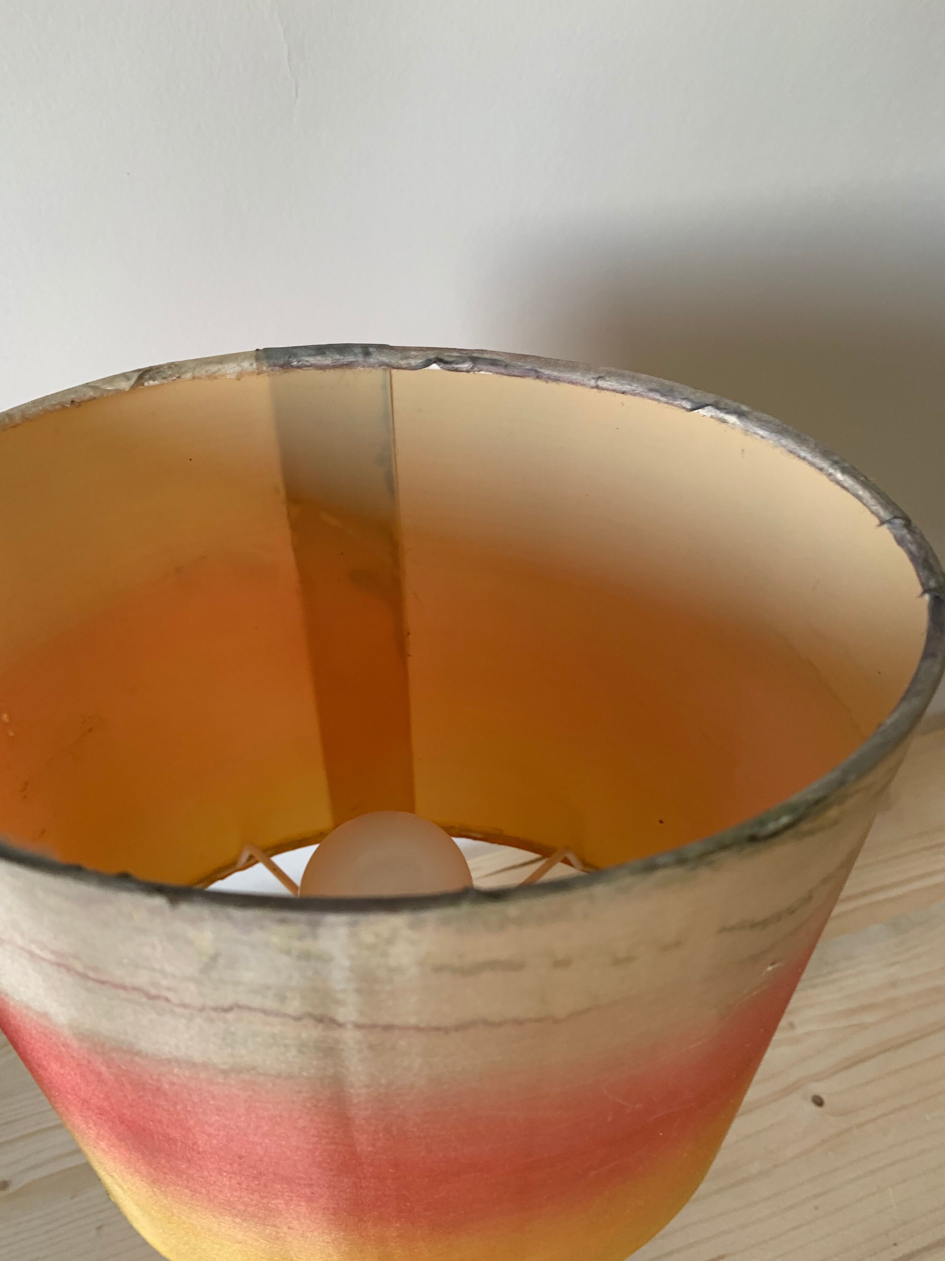 Lampe boule en bois