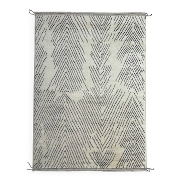 Handmade Moroccan style Rug, 100% Natural Wool. Modern Beni Ourain Carpet