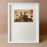 Marseille - Collage on postcard