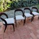 BAUMANN Suite de 4 chaises Gondole vintage 1970