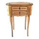 Small kidney side table with drawers in gilded wood, florentine style