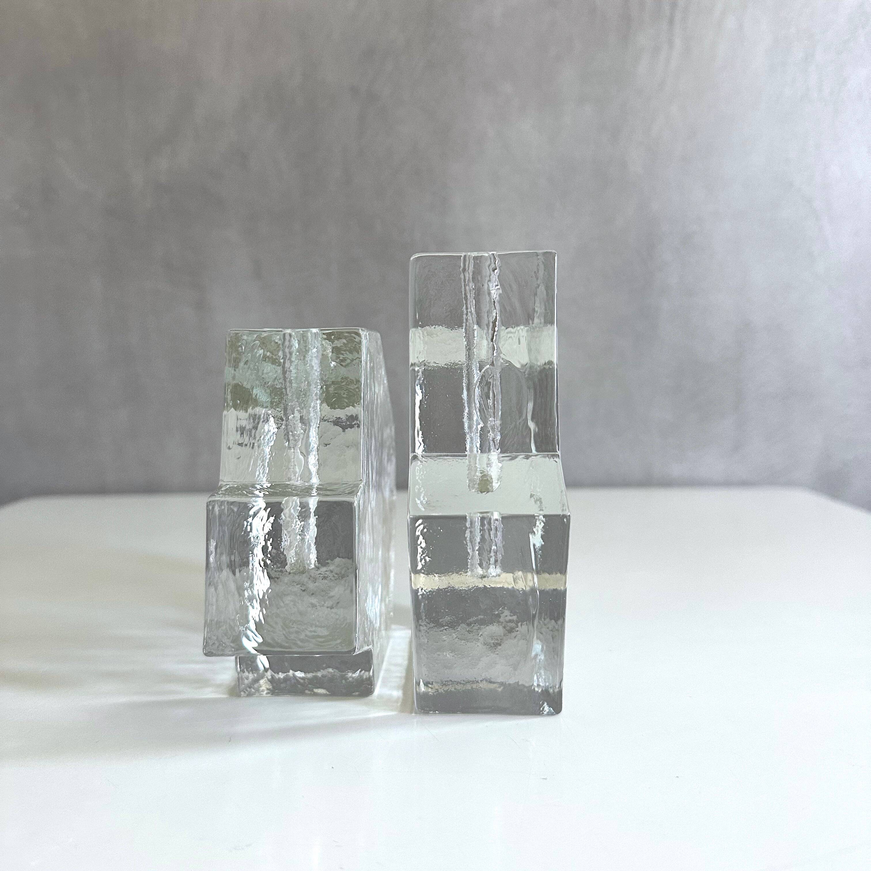 Brutalist Solifleur Vases by Peill & Putzler, 1970s, set of 2