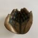 Terracotta art bowl "Jointed hands" signed by the artist Maria Ruiz