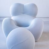 Italian Big Mama Up Chair & Ottoman attributed to Gaetano Pesce for B&B Italia, 2000, Set of 2