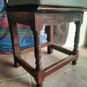 Set of 6 antique hazelwood chairs, 17th–18th century