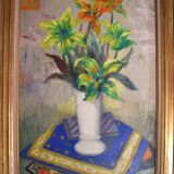 Paul Alex Deschmacker, Lily in a white vase (circa 1940)