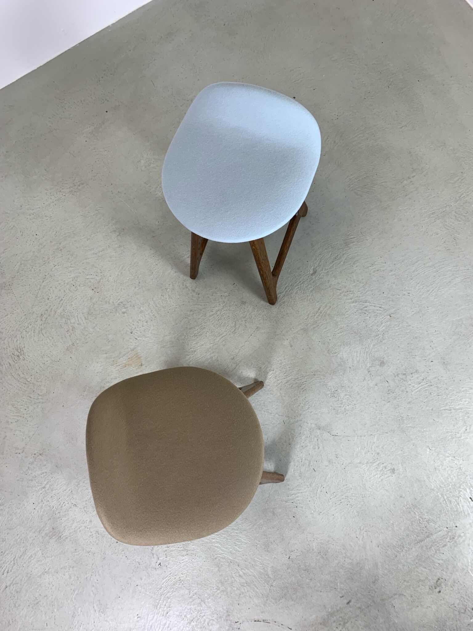 Pair of Danish Stools by Erik Buch for O.D. Mobler 1960s