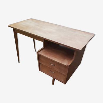 Vintage desk in light oak