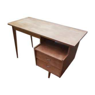 Vintage desk in light oak
