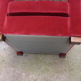 Pair of velvet club chairs