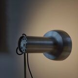 Vintage floor lamp from the mid-century, chrome, presumably 1970s.