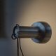 Vintage floor lamp from the mid-century, chrome, presumably from the 1970s.