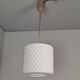 Czechoslovak Midcentury Modern Pendant Lamp in Textured Glass and Brass, 19