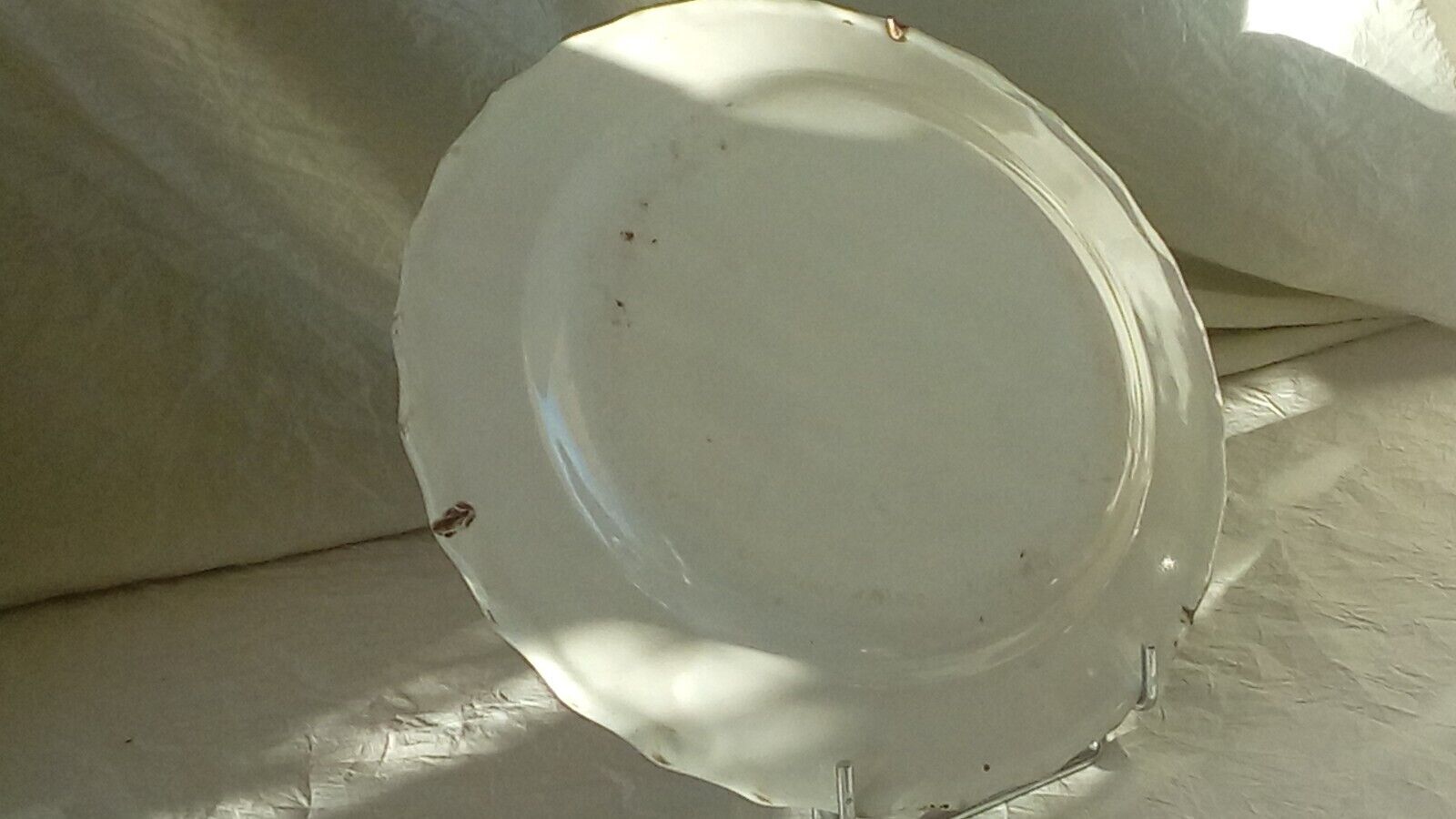 Faience plate of sinceny epoch 1850- 1860 n°1