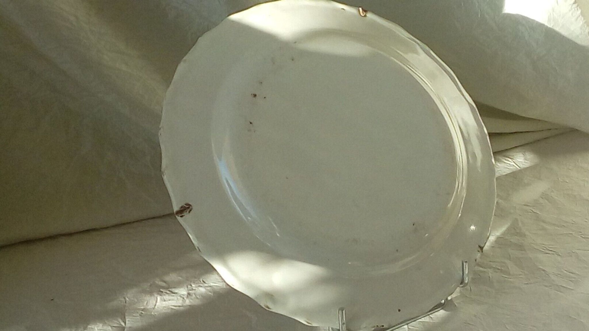 Assiette en faience de sinceny epoque 1850- 1860 n°1