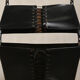 Mies Van Der Rohe Mr10 Cantilever chairs in black leather for Knoll