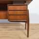Mid-Century Freestanding Teak Desk, 1960s