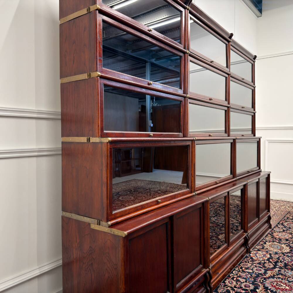 Classic English Globe Wernicke Style Bookcase