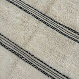 White Berber carpet in new Beni Ourain wool 160x280 cm