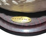 Set of two sculptures representing swans by Guiseppe Armani