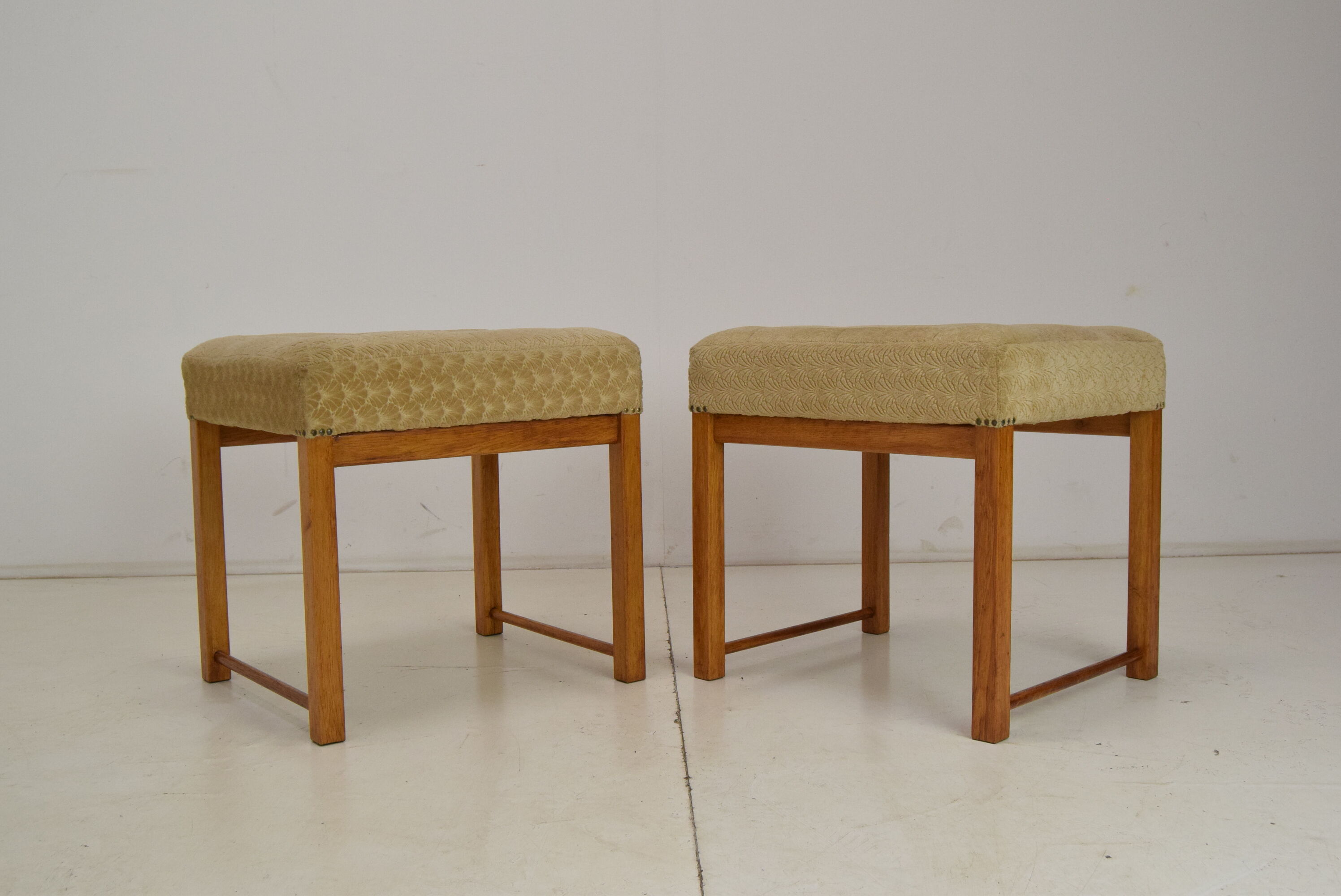 Pair of mid-century footstools 1960's