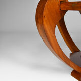 Colonial Art Deco carved coffee table circa 1930