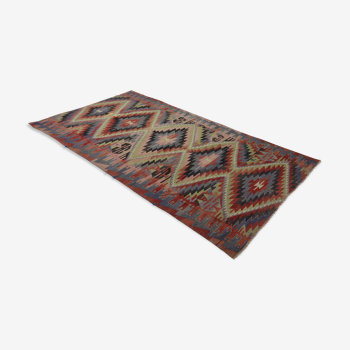 Anatolian handmade kilim rug 322 cm x 180 cm