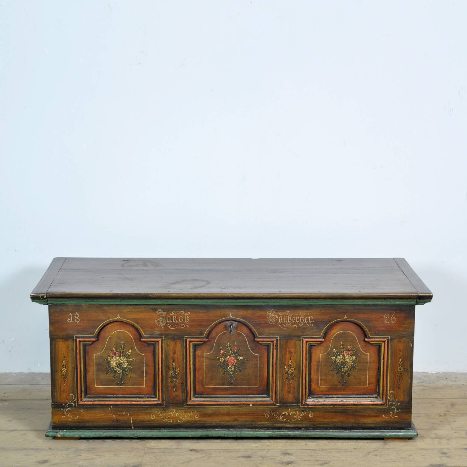 Folk-Art Bridal Chest, 1826