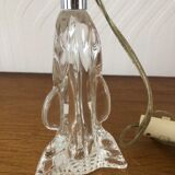 Old glass lamp base