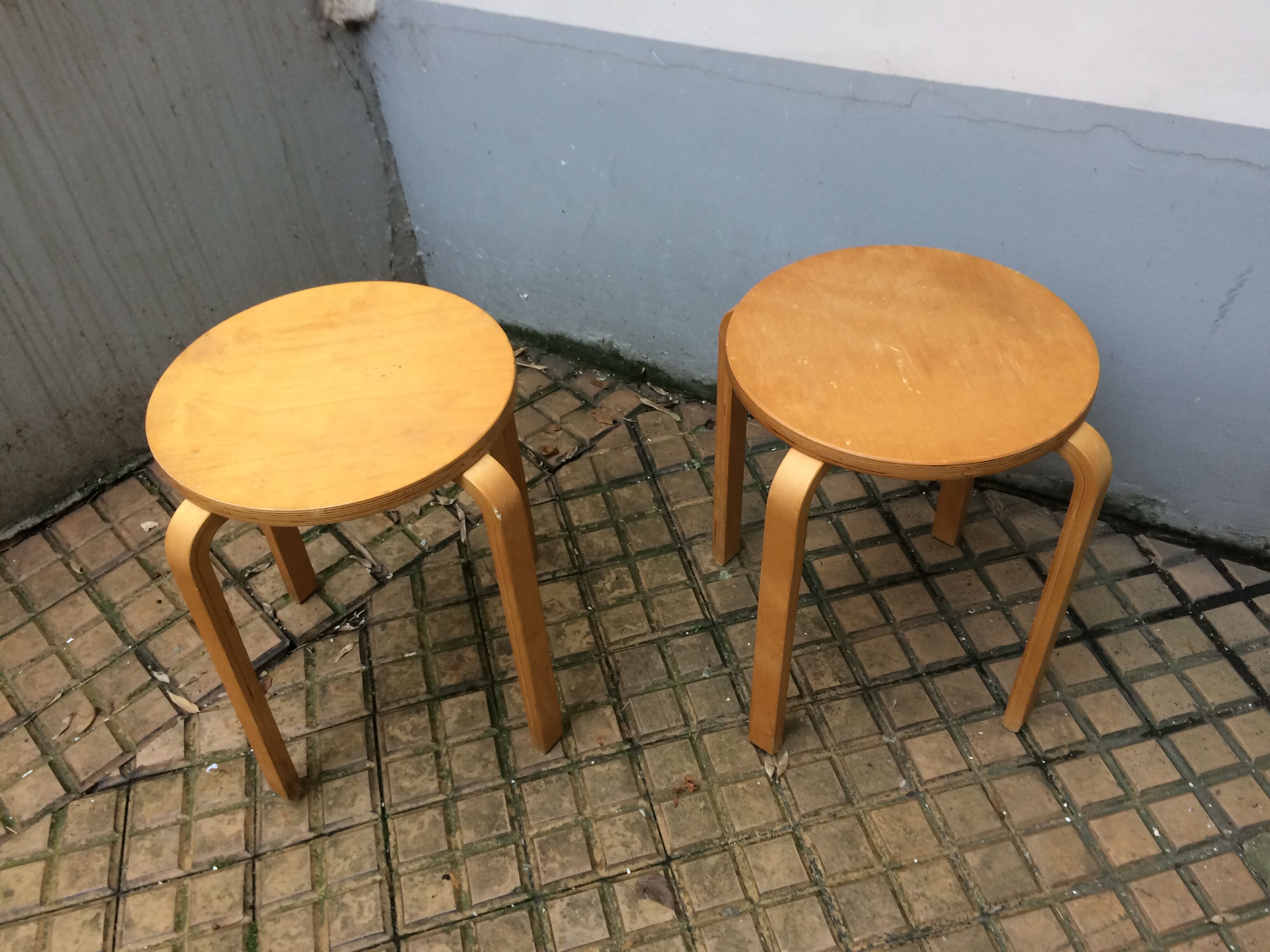 Pair of vintage stools