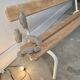 Vintage school bench